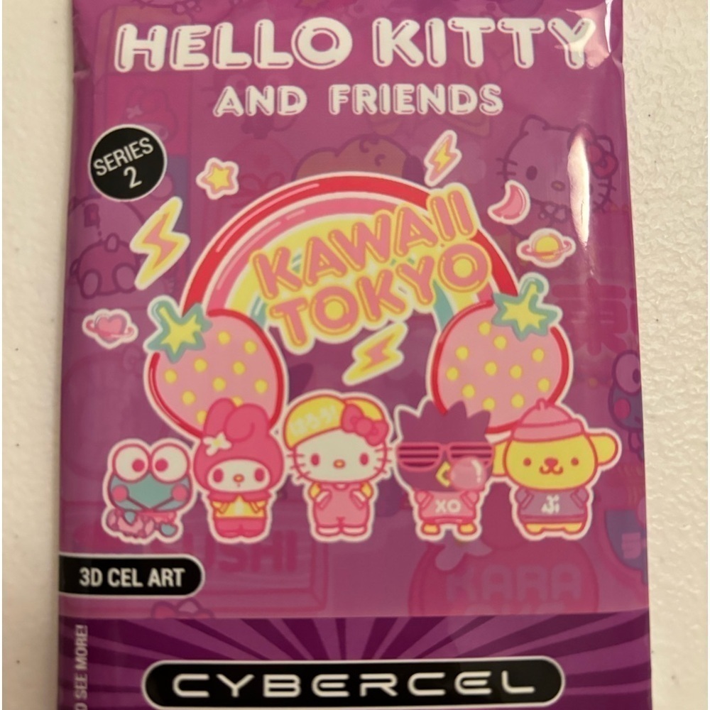 Hello Kitty Cybercel 3d Cel Art Collectible Cards 1 Pack